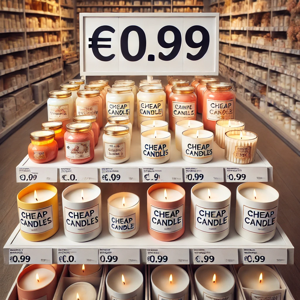 Goedkope kaarsen, Woonhuisaccessoires