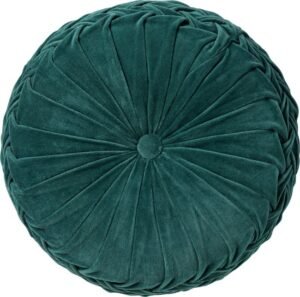 Dutch Decor KAJA sierkussen rond velvet in Sagebrush Green, ideaal voor woon decoratie en als woonhuisaccessoires. Dit sierkussen is een perfecte woon accessoire voor elke kamer.