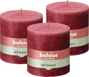 Bolsius Mega Rustieke Ongeparfumeerde Kaarsen set van 6 stuks, perfect voor sfeervolle woonaccessoires en woondecoratie. Deze kaarsen bieden een lange brandduur en een authentieke uitstraling voor elke gelegenheid