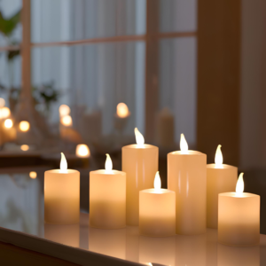 Breng sfeervolle verlichting in je huis met onze LED-kaarsen, de perfecte aanvulling op je woonhuisaccessoires. Geniet van een warme, veilige en stijlvolle ambiance die elke ruimte tot leven brengt.