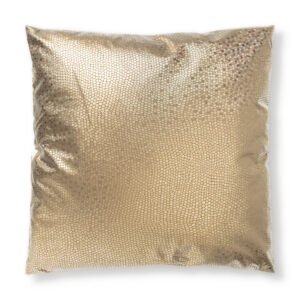 Sierkussen schubben in goud, ideaal voor woon decoratie en als woonhuisaccessoires. Dit sierkussen is een perfecte woon accessoire voor elke kamer.