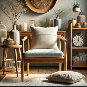 Set van diverse stoelkussens in verschillende stijlen en kleuren, geschikt voor zowel binnen- als buitenmeubilair, ideaal als woonhuisaccessoires en voor woondecoratie.