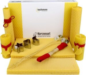 Bijenwas stompkaars, ongeparfumeerd en duurzaam, ideaal voor een natuurlijke sfeer in huis. Perfect als decoratie en woonaccessoire, een prachtige toevoeging aan je woonhuisaccessoires voor een warme en gezellige ambiance.