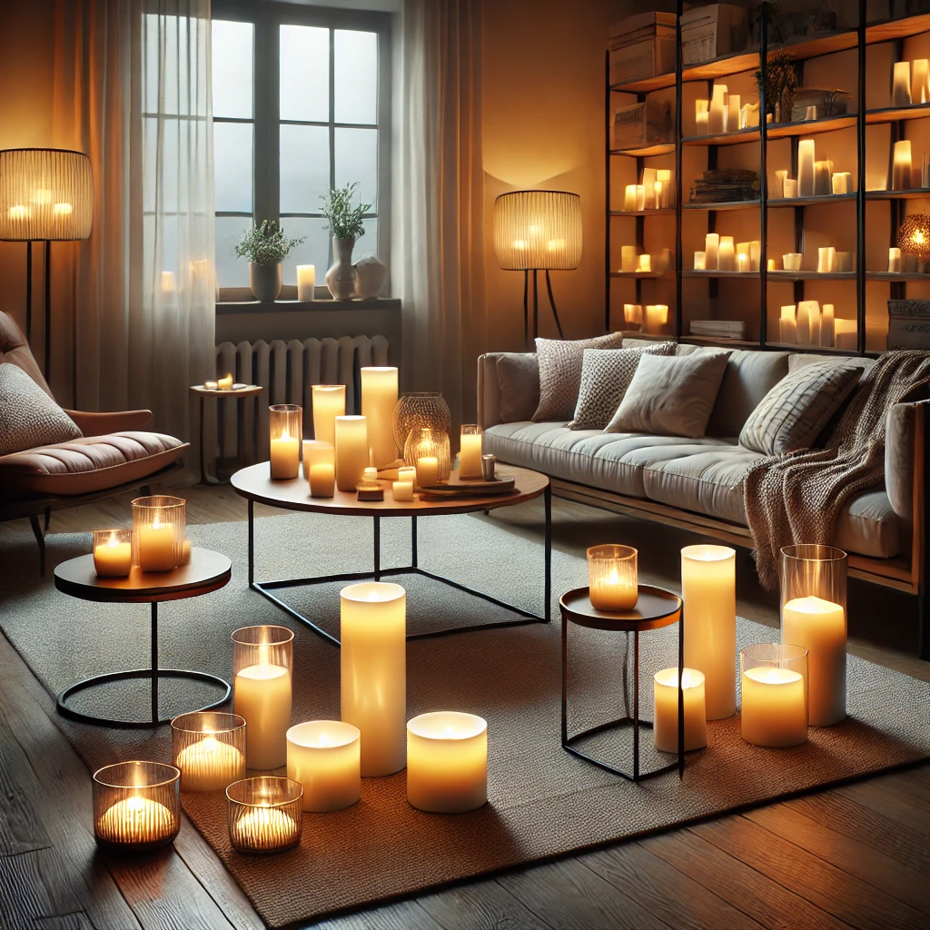 Breng sfeervolle verlichting in je huis met onze LED-kaarsen, de perfecte aanvulling op je woonhuisaccessoires. Geniet van een warme, veilige en stijlvolle ambiance die elke ruimte tot leven brengt.