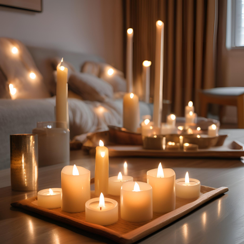 Breng sfeervolle verlichting in je huis met onze LED-kaarsen, de perfecte aanvulling op je woonhuisaccessoires. Geniet van een warme, veilige en stijlvolle ambiance die elke ruimte tot leven brengt. Breng sfeervolle verlichting in je huis met onze LED-kaarsen, de perfecte aanvulling op je woonhuisaccessoires. Geniet van een warme, veilige en stijlvolle ambiance die elke ruimte tot leven brengt.